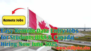 Easy Remote Data Entry Jobs for Students (USA & Canada) – Hiring Now June 2025